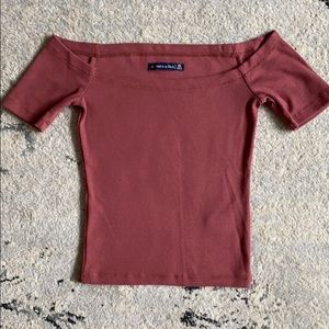 Abercrombie & Fitch off the shoulder top Sz XS